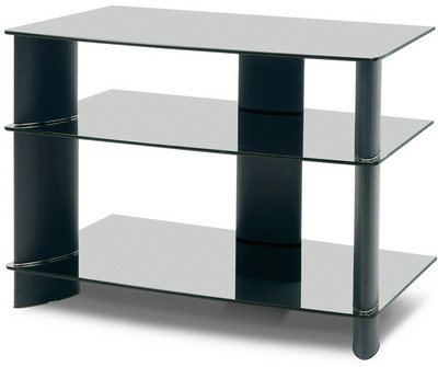 Тумба ТВ  HOLDER  PL-822 черн.+черн. стекло