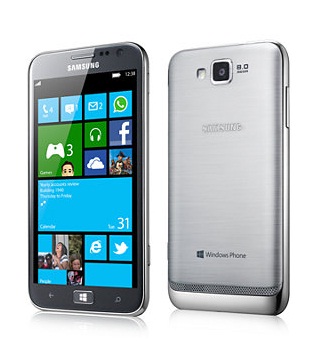 Смартфон  SAMSUNG  GT-I8750 ATIV S Silver