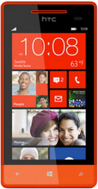 Смартфон  HTC  Windows Phone 8S red