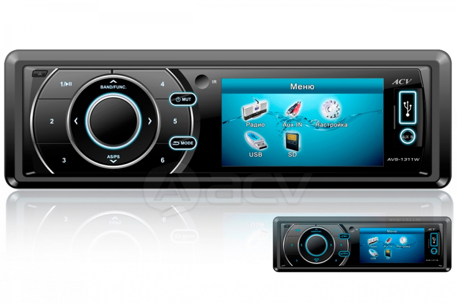 Автомагнитола USB ACV AVS-1311W