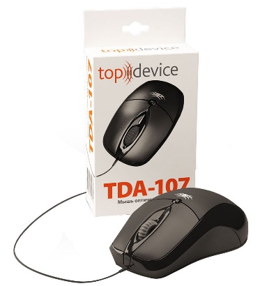 Мышь проводная  TOPDEVICE  TDA-107 black