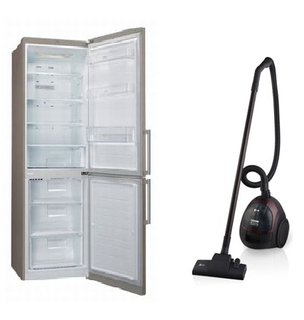 Холодильник  LG  GA-B439 BECA + Пылесос  LG  VC-61162N