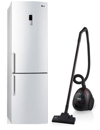 Холодильник  LG  GA-B429 BVQA + Пылесос  LG  VC-61162N