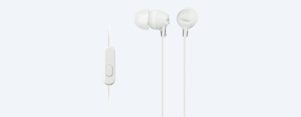 Наушники с микрофоном SONY MDR-EX15APW