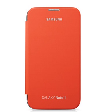Чехол  SAMSUNG  N7100 Galaxy Note 2 оранжевый