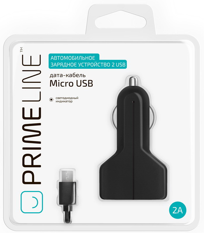 АЗУ DEPPA 2 USB 2.1A + micro USB дата-кабель