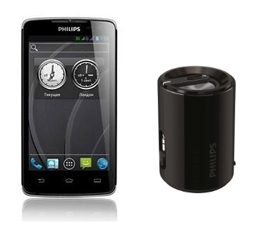 Смартфон  PHILIPS  Xenium W732 + колонка SBA3005