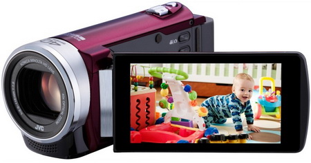 Видеокамера  JVC  GZ-EX215 красный