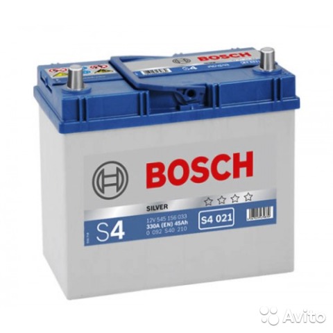 Аккумулятор BOSCH Asia 45 о.п. (S4 021)