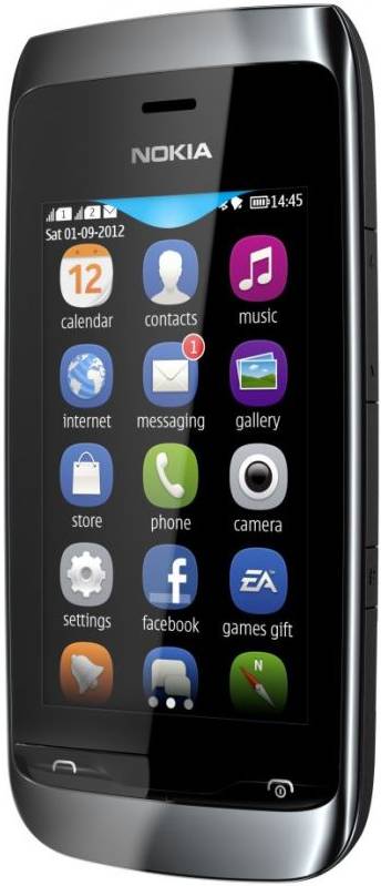 Мобильный телефон NOKIA 308 black (2 SIM)