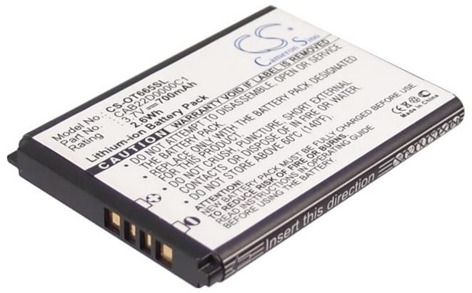 Аккумулятор ALCATEL 2012D