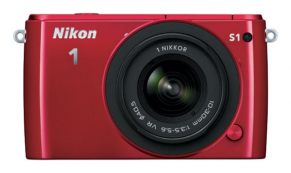 Фотоаппарат  NIKON  S1 CoolPix красный