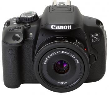 Фотоаппарат  CANON  EOS 650D Kit EF 40mm 2.8 STM