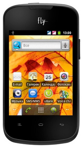 Смартфон  FLY  IQ230 Compact Black (2 SIM)