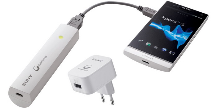Зарядное устройство  SONY  USB Charger 2000mAh белый