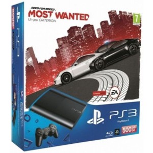 Приставка игр.  SONY  PS3 Super Slim 500Гб + игра Need for Speed