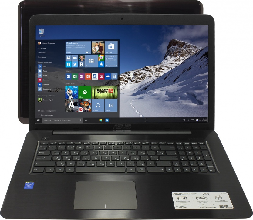 Ноутбук ASUS X756UQ-TY121T