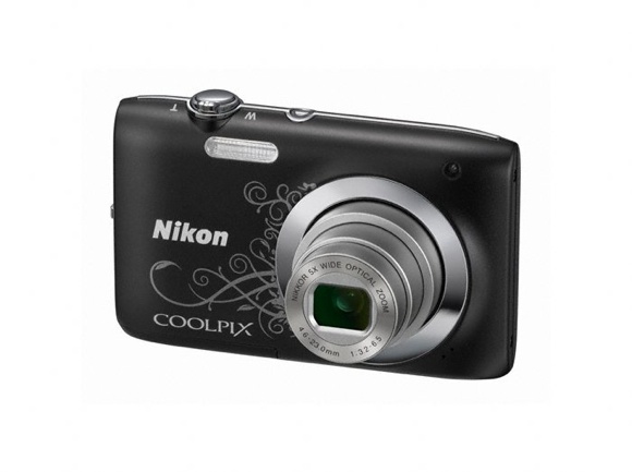 Фотоаппарат  NIKON  S2600 CoolPix черн. с рис.