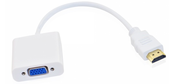 Кабель  PROLINK HDMI 19M- VGA 15F 0,15м
