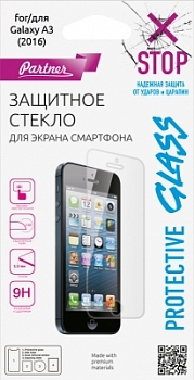 Стекло защитное PARTNER Samsung Galaxy A3