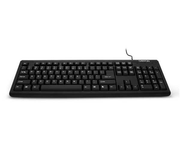 Клавиатура проводная  CANYON  CNF-KEYB01B USB