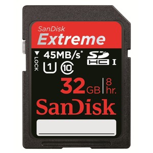 SD карта32 Gb  SANDISK  Extreme class10 45MB/s