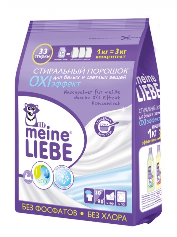 Стиральный порошок MEINE LIEBE 1,0 кг
