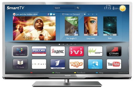 Телевизор LED  PHILIPS  55PFL5507T