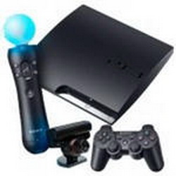 Приставка игр.  SONY  PS3 Super Slim 12 Гб+PS Eye+PS Move