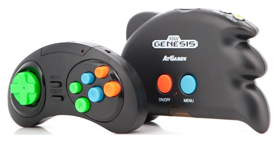 Игровая приставка  MegaDrive Sega Genesis Nano Trainer + 390 игр