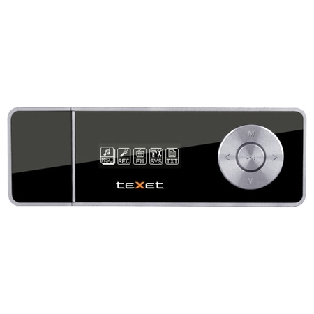 MP3-плеер  TeXet  T-169 4Gb черн.