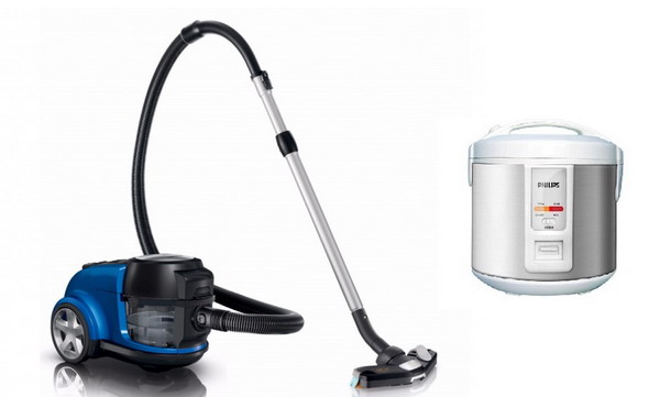 Пылесос  PHILIPS  FC 8952 + Мультиварка  PHILIPS  HD 3025