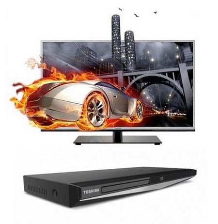 Телевизор  TOSHIBA  32TL933RB + Blu-Ray плеер BDX4300KR