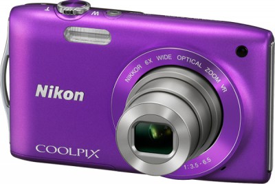 Фотоаппарат  NIKON  S3300 CoolPix фиолетовый