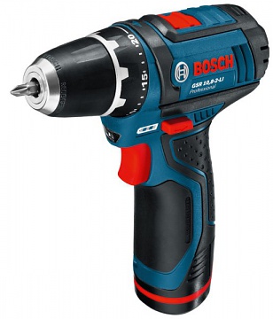 Дрель аккумуляторная  BOSCH  GSR 10.8-2 Li (2 АКБ)