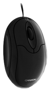 Мышь проводная  CANYON  CNF-MSO01B green series black