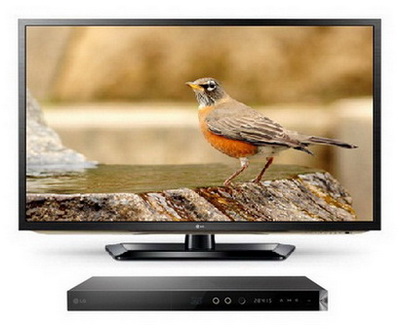 Телевизор LED  LG  32LM580T + Blu-Ray плеер  LG  BP420K