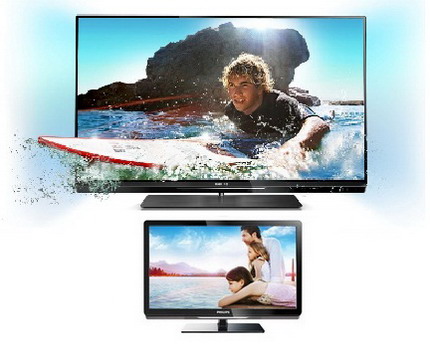 Телевизор  PHILIPS  47PFL6007T + ТВ 19" PFL3507T