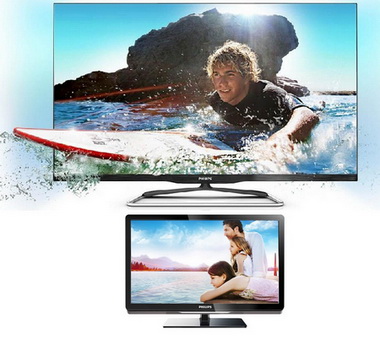 Телевизор  PHILIPS  47PFL6907T + ТВ 19" PFL3507T