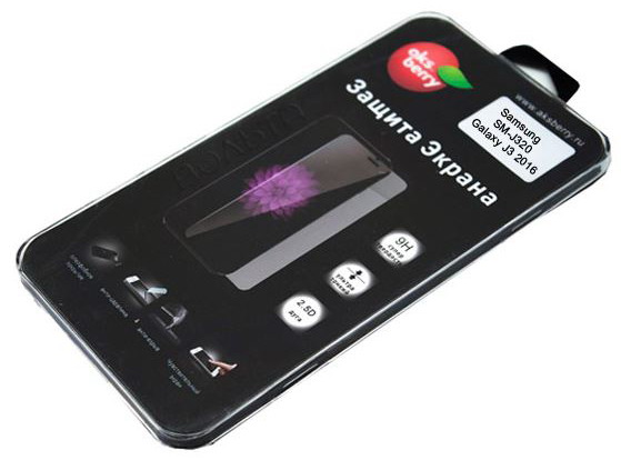Стекло защитное AKSBERRY Samsung SM-J320 Galaxy J3