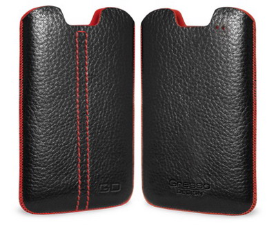 Сумочка GRESSO iPhone 5 Онтарио черный/красный