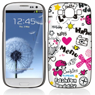 Панель  iPEARL  Shining Crystal Samsung i9300 Happy Time
