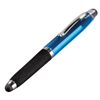 Стилус  HAMA  Soft Touch 2в1 для iPad синий (H-107824)