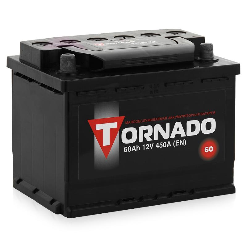 Аккумулятор  TORNADO 6-СТ-60 евроклеммы