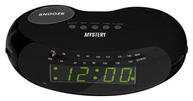 Радиоприемник-часы  MYSTERY  MCR-31 black (green)