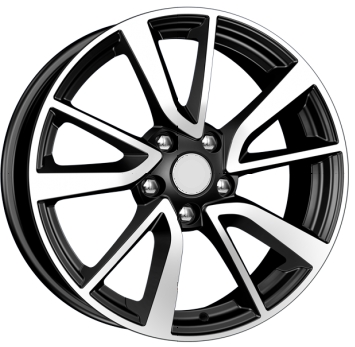 Диск автомобильный REPLICA TD TY9-S VV9-S 6.5X16/5X112 ET39 D57.1 BKF