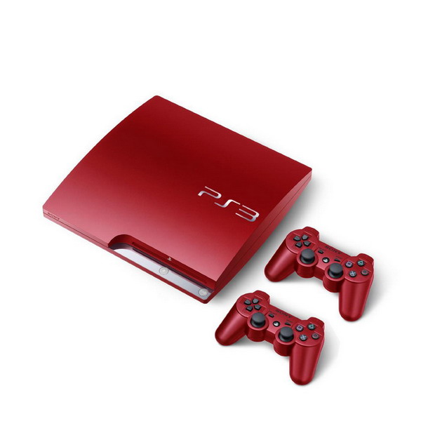 Приставка игр.  SONY  PS3 320 Гб Red + Dualshock3
