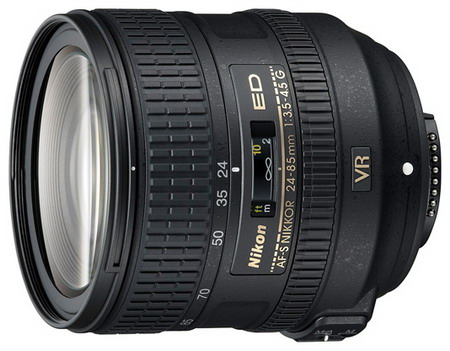 Фотообъектив  NIKON  AF-S 24-85mm f/3.5-4.5G ED VR