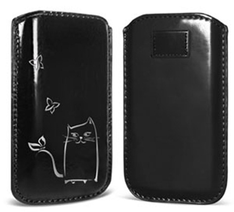 Сумочка  Standart  Кошка с бабочкой черный M (18С-0102)