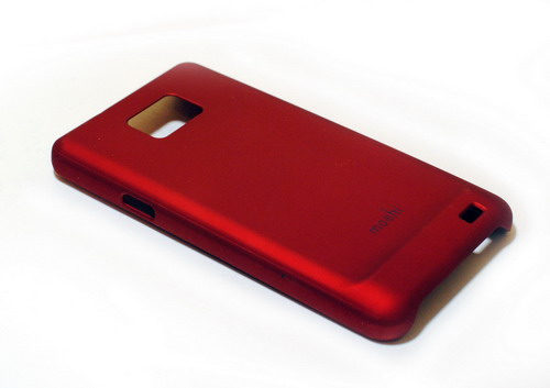 Панель  MOSHI  iGlaze Samsung i9100 красная + защ.пленка